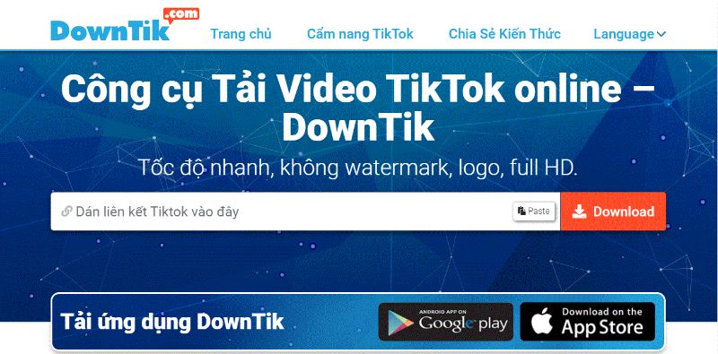 Down video trên TikTok